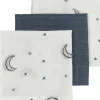 Zachte Meyco Hydrofiele Monddoekjes In Moon Indigo Kleur - Perfect Voor Dagelijks Gebruik (3 Stuks)
