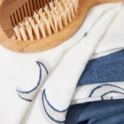 Zachte Meyco Hydrofiele Monddoekjes In Moon Indigo Kleur - Perfect Voor Dagelijks Gebruik (3 Stuks)