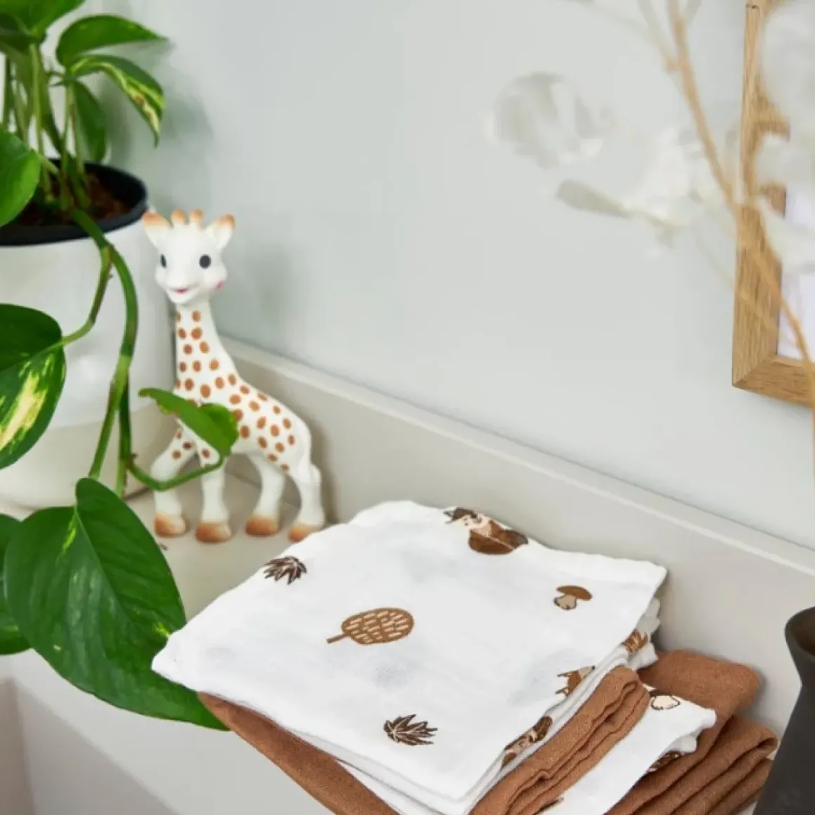 Zachte Meyco Hydrofiele Monddoekjes In Forest Animals Toffee - Nu In Een Handige Set Van 3 Stuks!