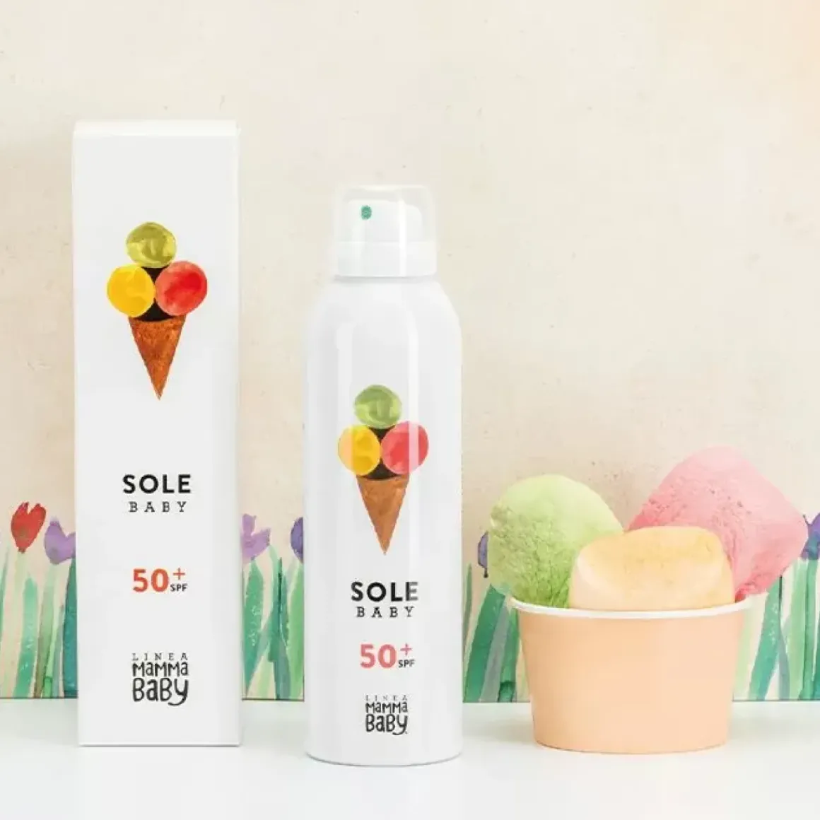 Zonnebrand Baby & Kids Spf50 (150Ml) Linea Mamma Baby