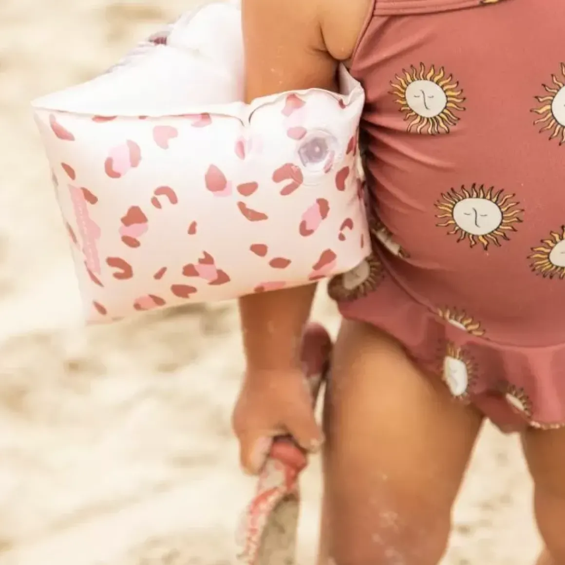 Zwembandjes Panter Old Pink (0-2 Jaar) Swim Essentials